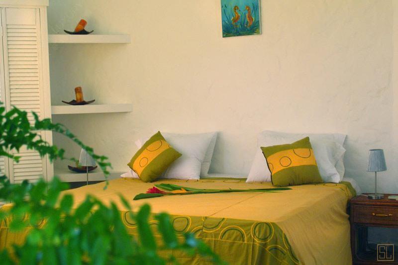 加勒比圣露西亚岛金合欢度假别墅卧室