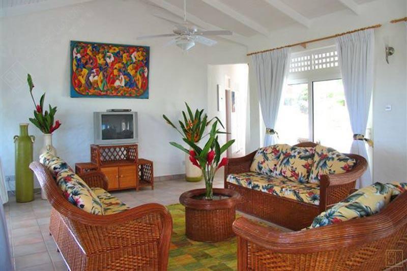 加勒比圣露西亚岛金合欢度假别墅客厅