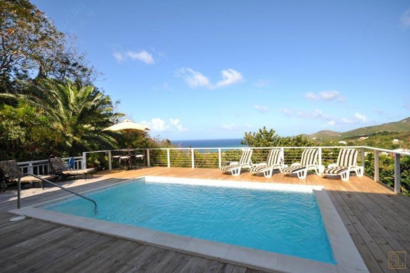 加勒比海圣克鲁斯岛蜻蜓别墅按摩泳池