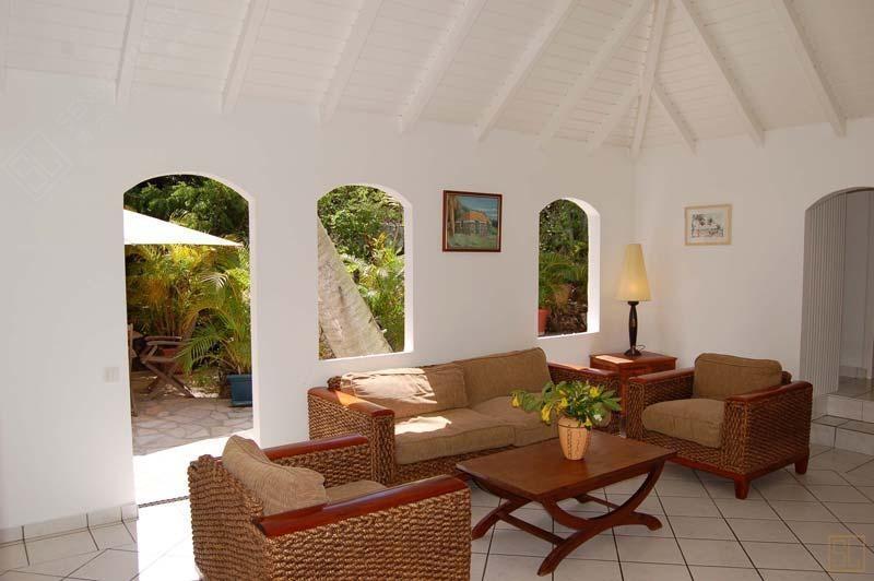 加勒比圣巴托洛缪岛远景度假别墅客厅