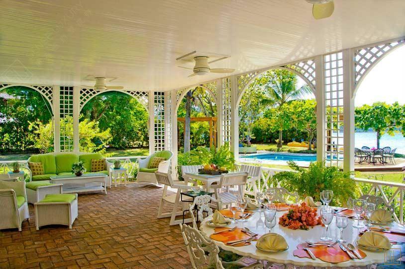 加勒比牙买加葡萄湾别墅用餐区