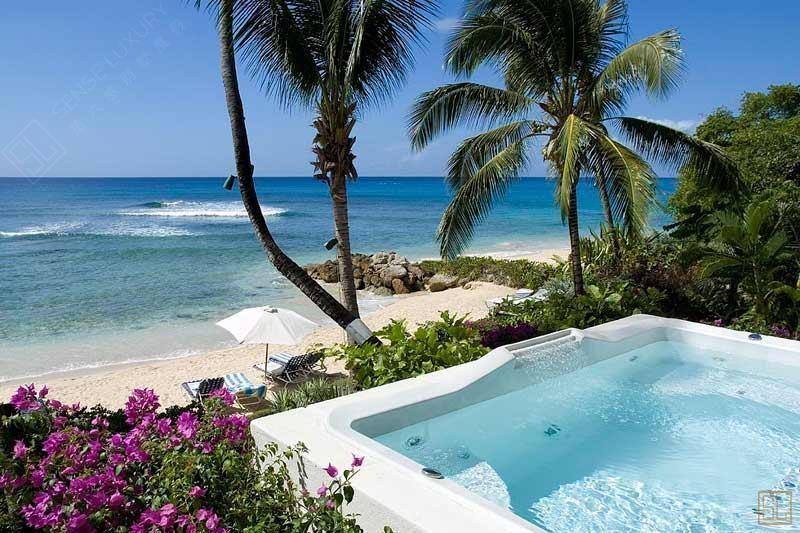 加勒比巴巴多斯岛芦苇湾9号别墅泳池