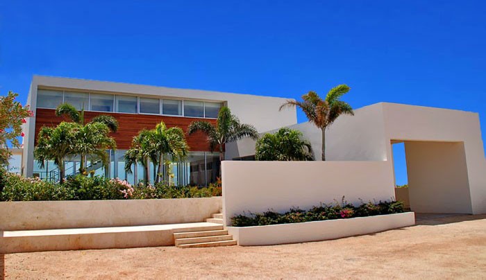 加勒比安圭拉克里特海洋别墅全景
