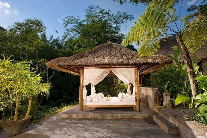 印尼巴厘岛玛雅别墅凉亭休息区