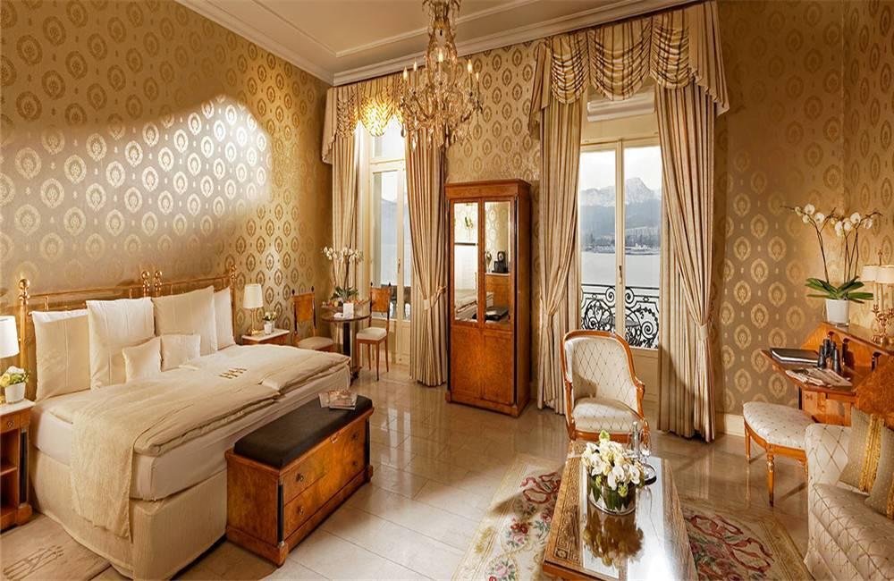 瑞士卢塞恩国家酒店卧室