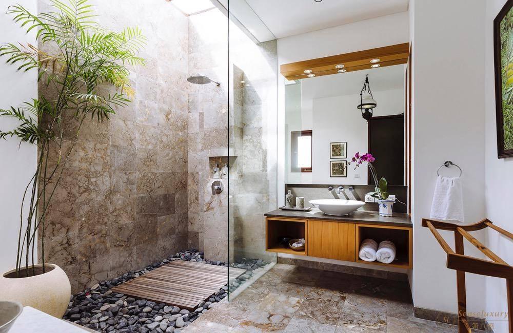 巴厘岛水明漾巴巴格别墅盥洗室