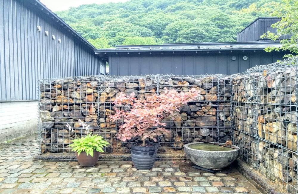 日本北海道小樽旅亭藏群盆栽