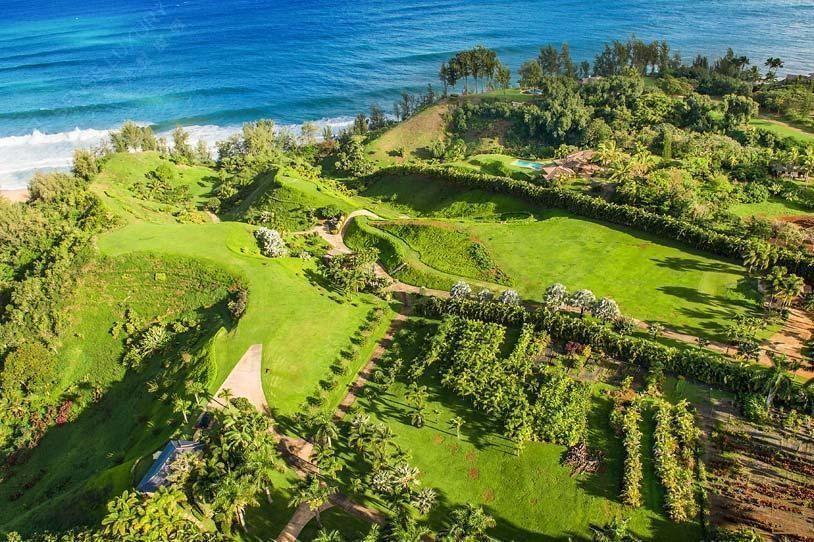 夏威夷考艾岛(可爱岛)哈勒纳尼别墅自然景观