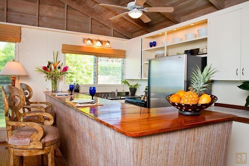 夏威夷考艾岛(可爱岛)哈纳莱别墅厨房