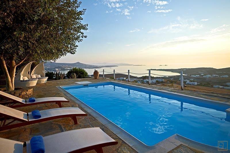 希腊帕罗斯岛奥尔西亚5号别墅独立泳池