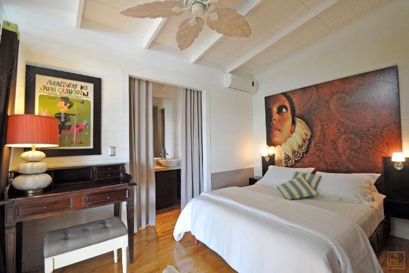 加勒比海哥斯达黎加海洋别墅卧室