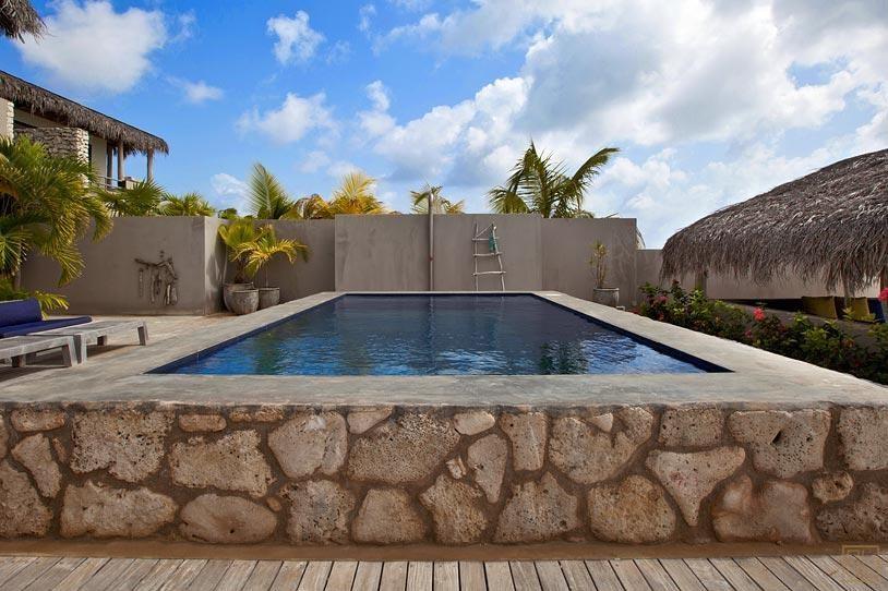加勒比博内尔岛完美别墅泳池