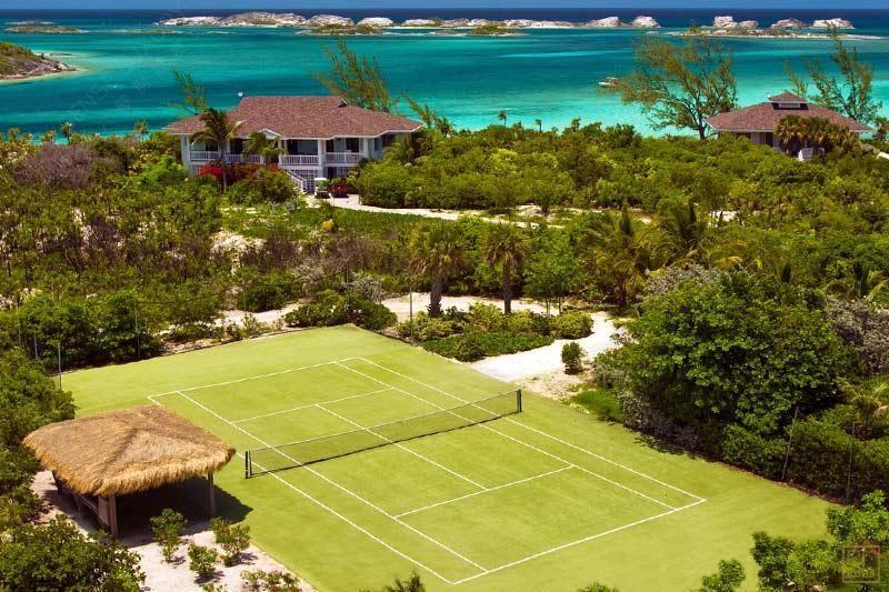 加勒比巴哈马林顿别墅网球场