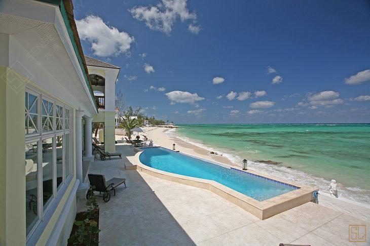 加勒比巴哈马穆埃特别墅泳池海景