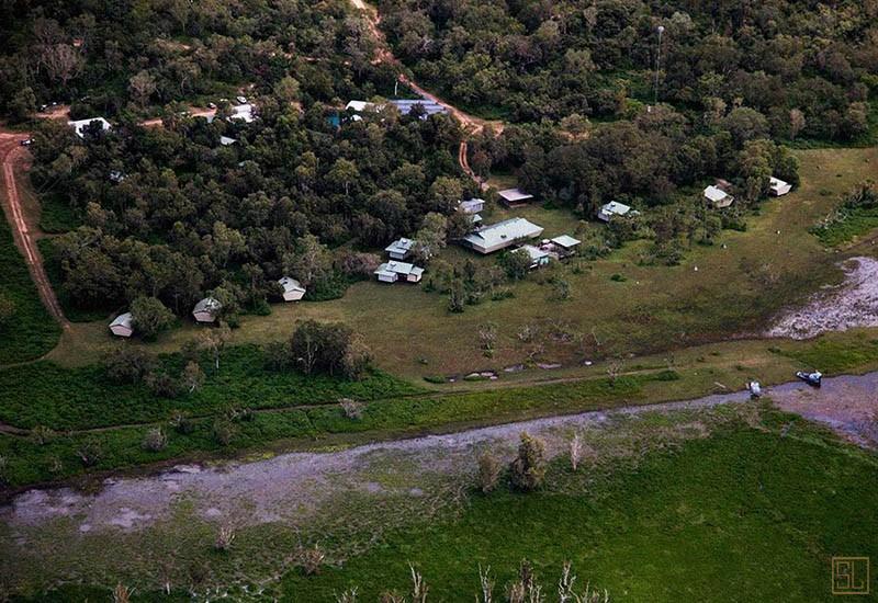 澳大利亚北领地巴姆鲁平原豪华露营区俯瞰全景