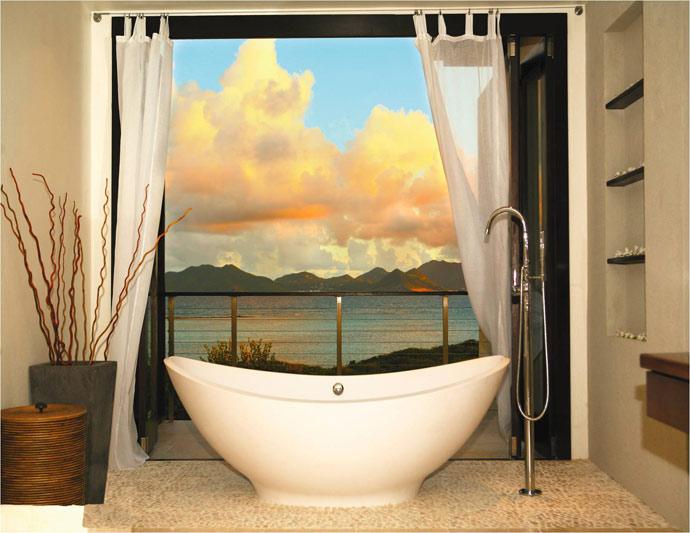 加勒比安圭拉安娜别墅浴室