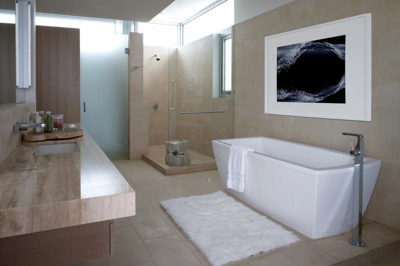 加勒比安圭拉安之北别墅浴室