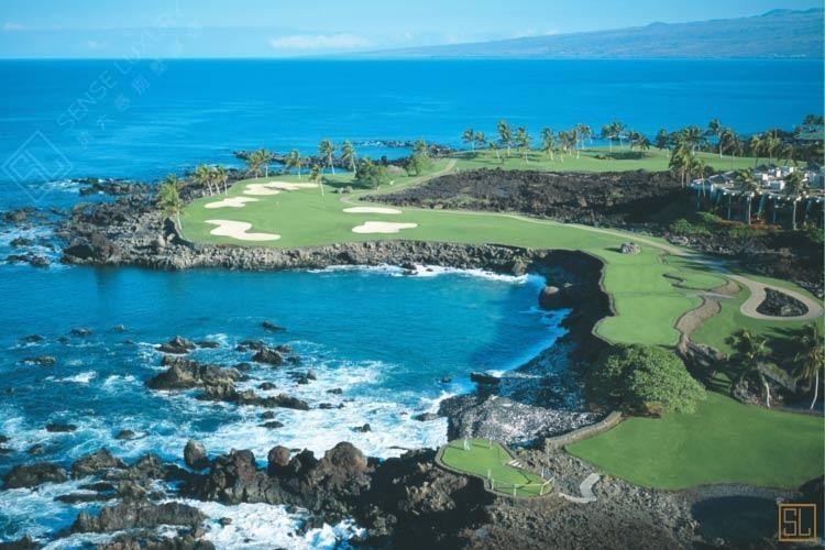 夏威夷大岛马纳拉尼高尔夫球场海景别墅海景