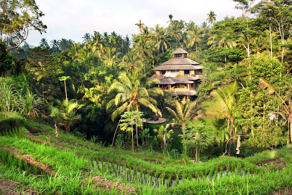印尼巴厘岛彩虹别墅外景