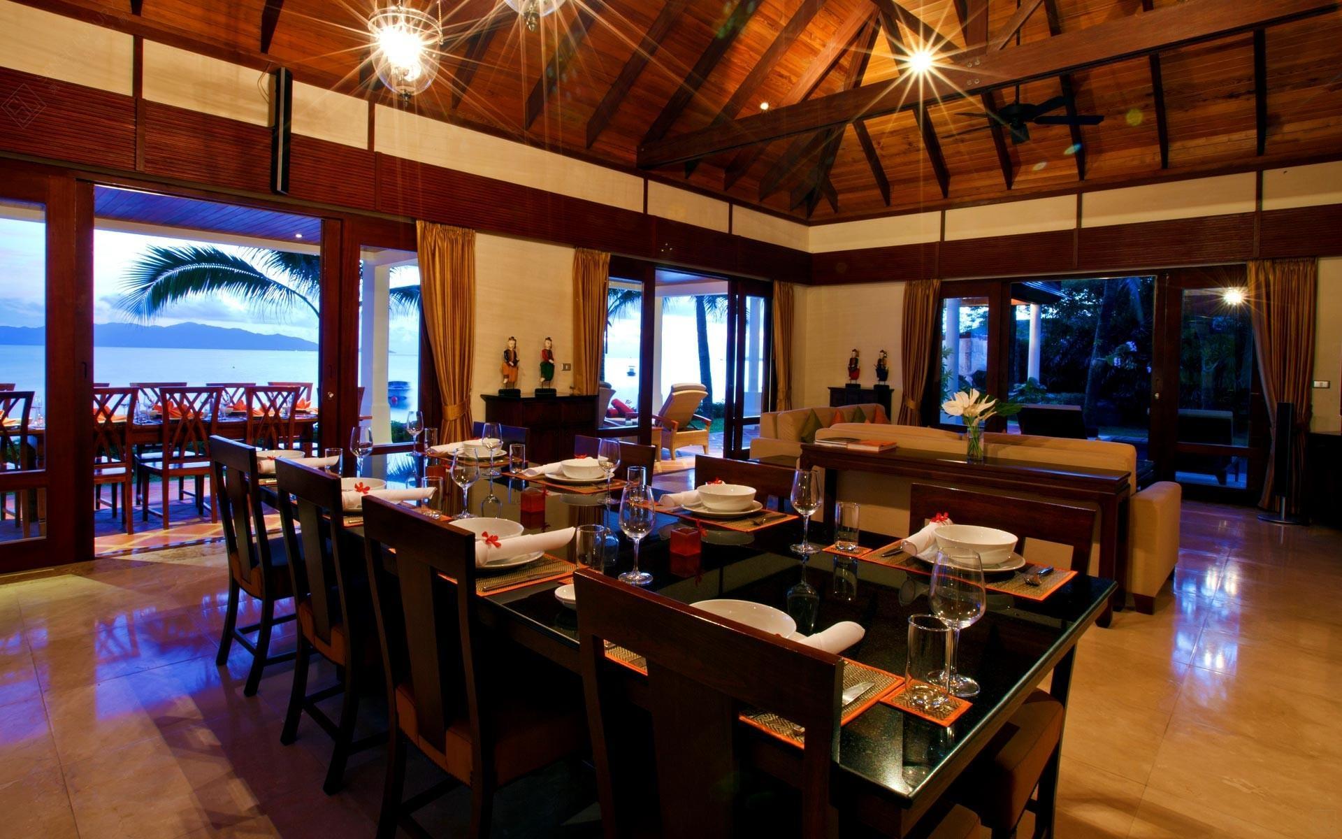 泰国苏梅岛密斯卡湾芙蓉别墅餐厅内景