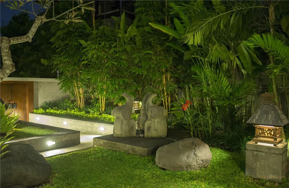 印尼巴厘岛爱子别墅庭院景观