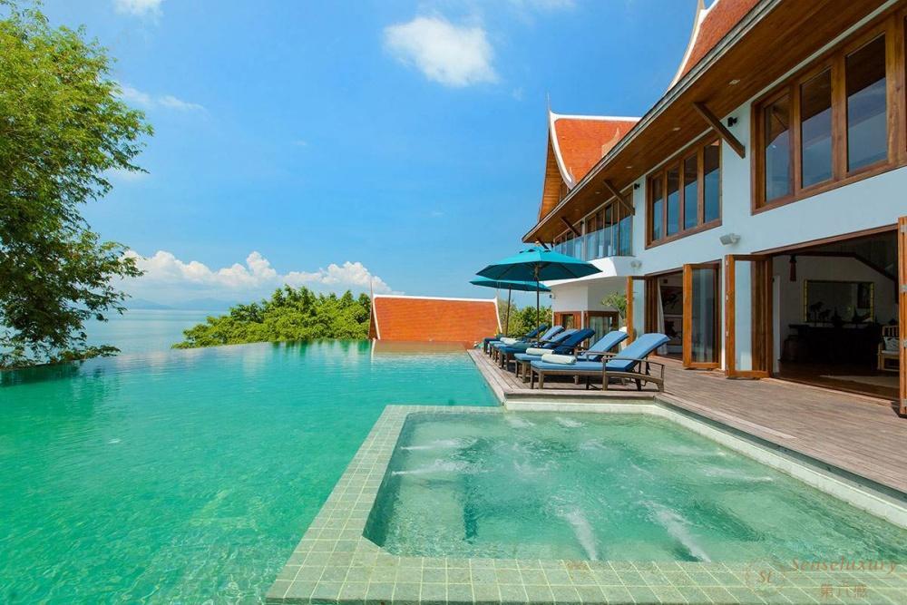 泰国苏梅岛瑞瓦别墅泳池