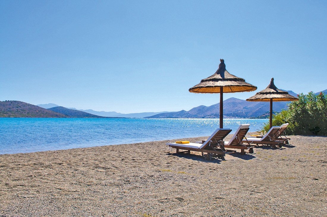 希腊克里特岛爱琴海泳池别墅海滩