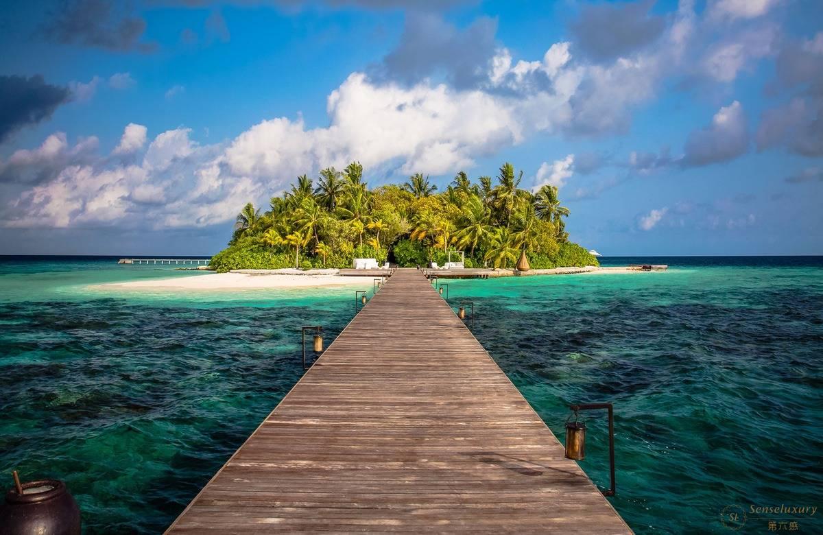马尔代夫马累环礁可可私人岛屿别墅全景