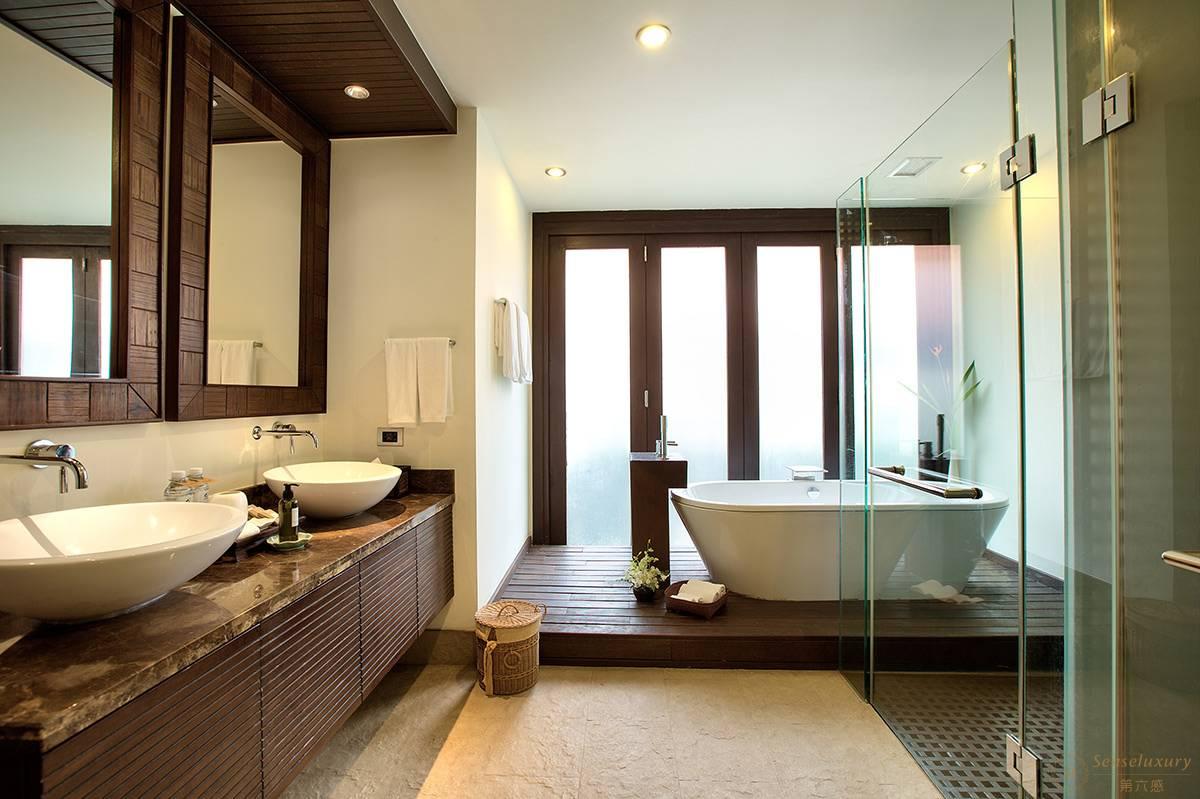 泰国苏梅岛象语别墅浴室