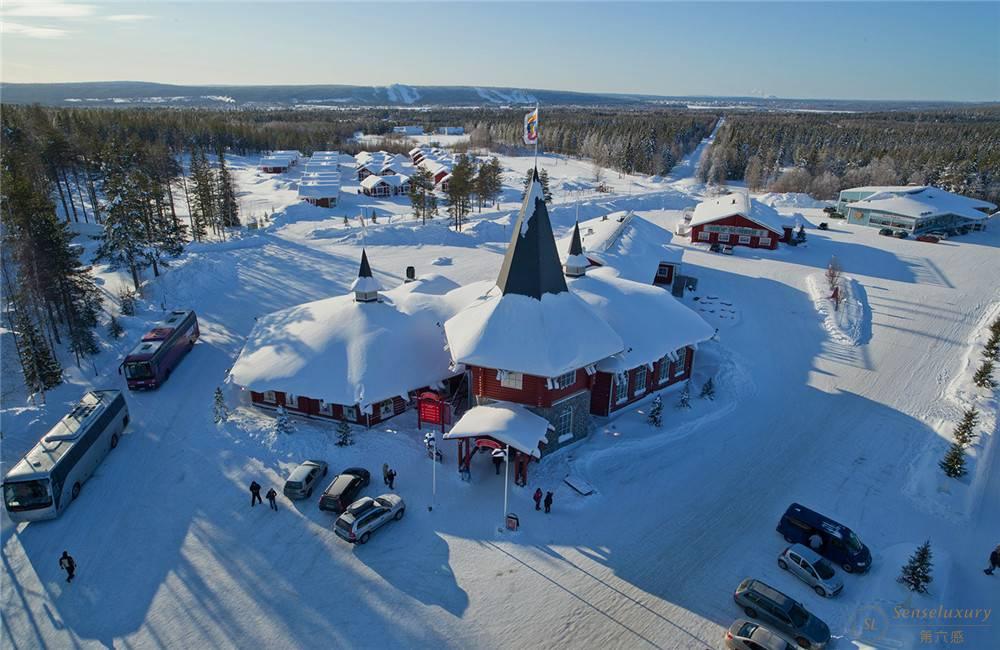 芬兰罗瓦涅米圣诞老人假日度假村外景俯瞰
