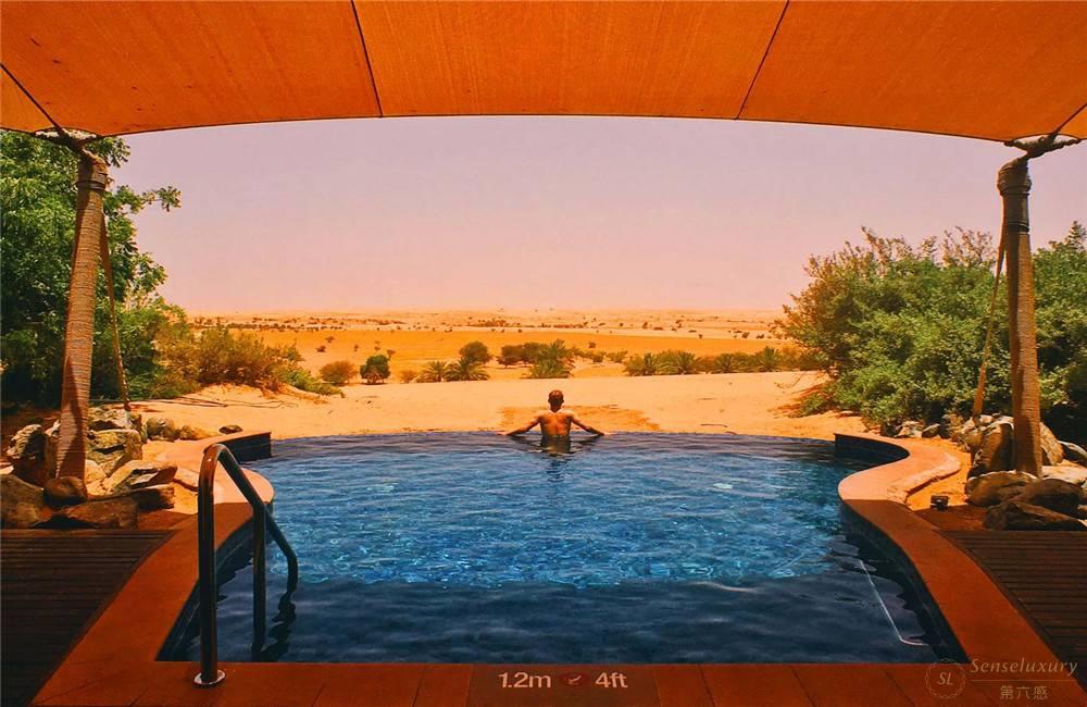 阿联酋迪拜阿玛哈沙漠贝都因别墅套房独立泳池