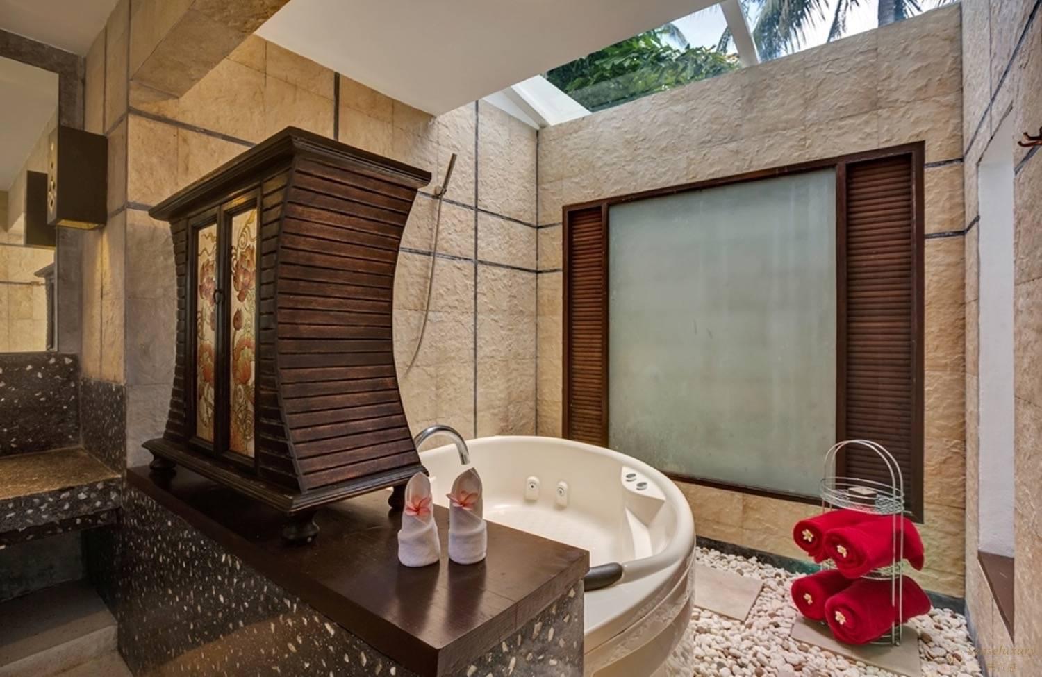 泰国苏梅岛安慕乐海滨别墅盥洗室