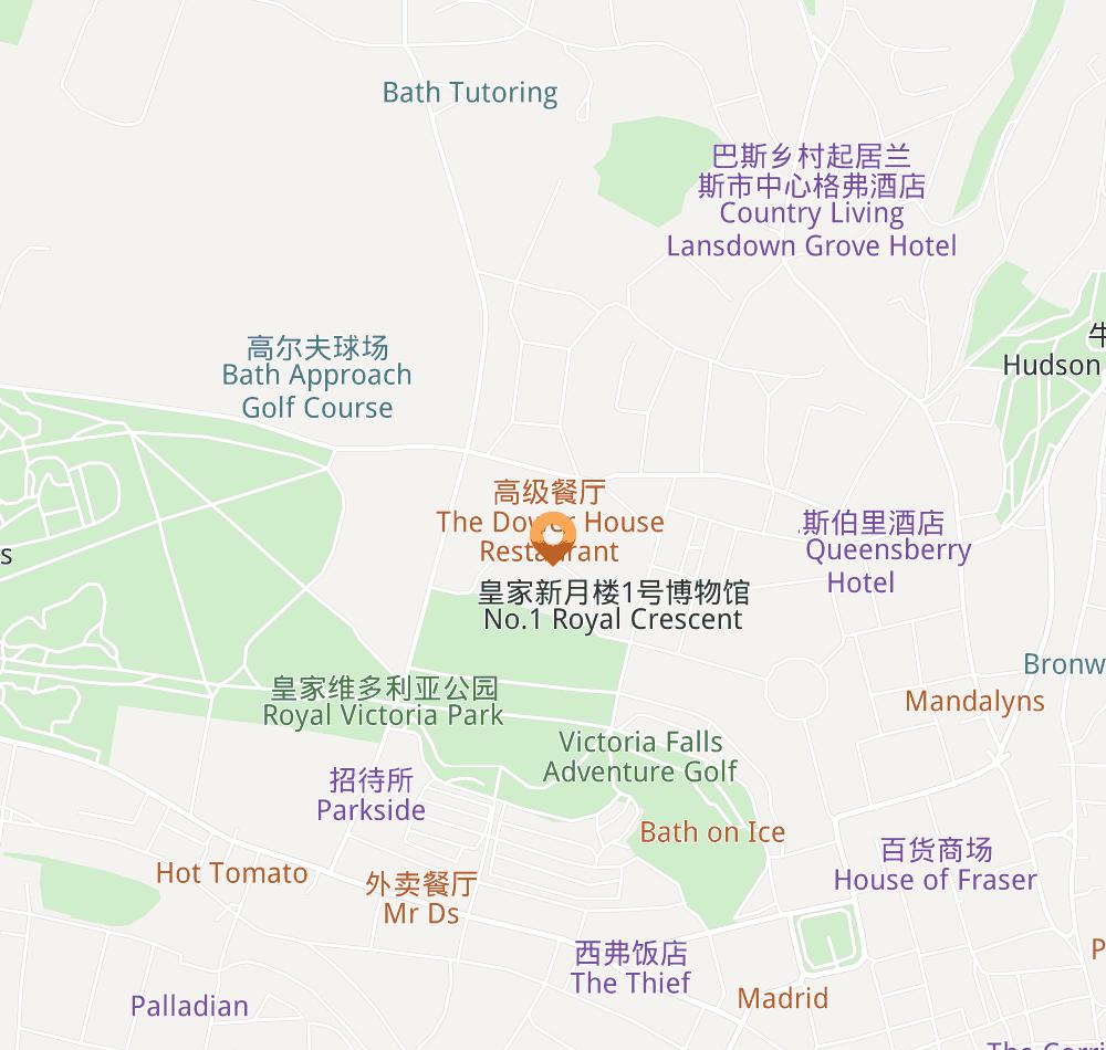 Hotel location map
