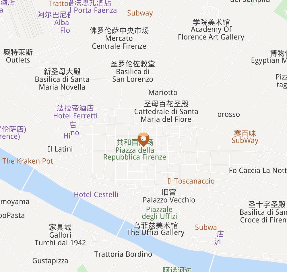Hotel location map