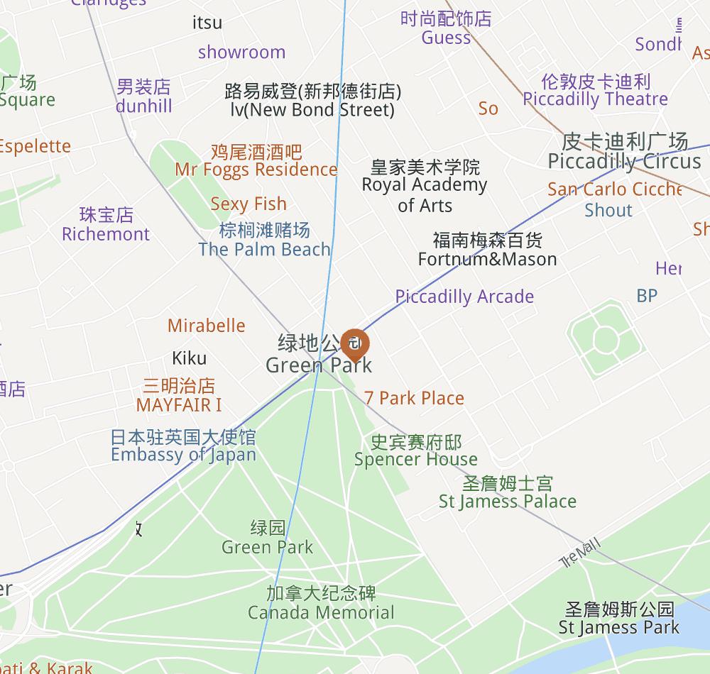 Hotel location map