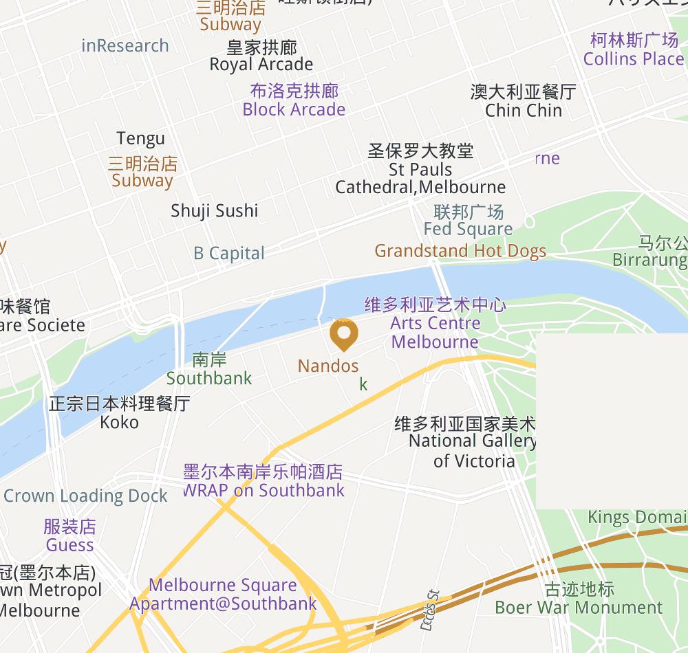 Hotel location map