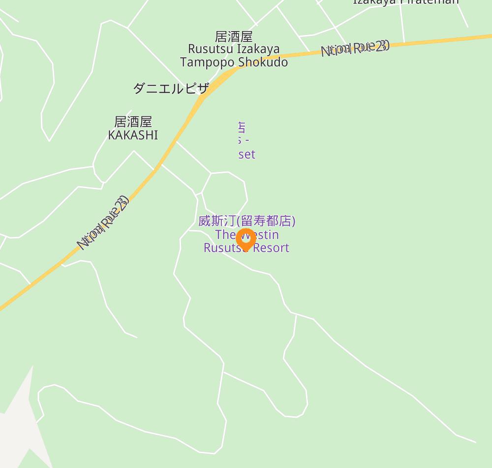 Hotel location map