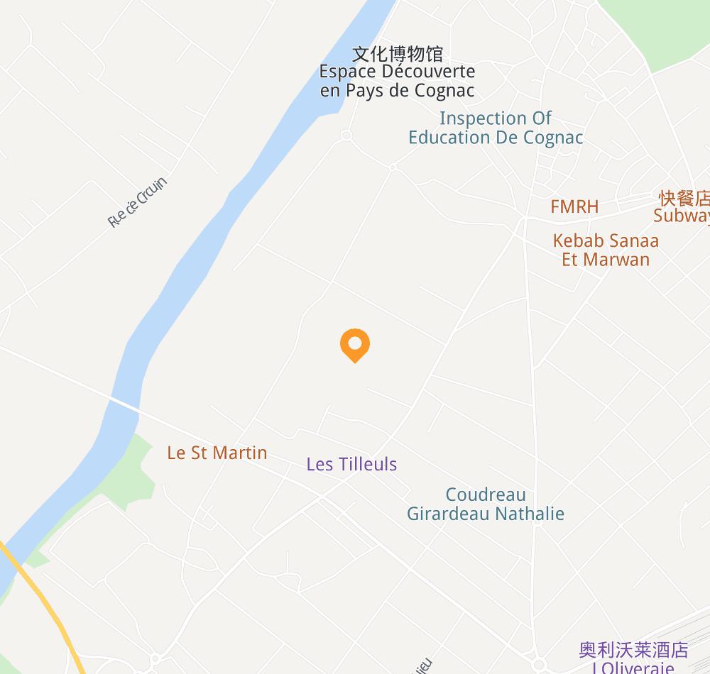 Hotel location map