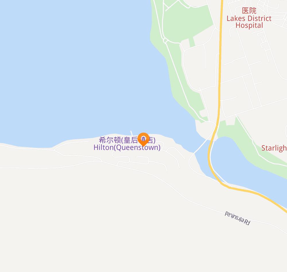 Hotel location map