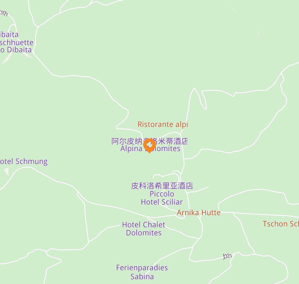 Hotel location map