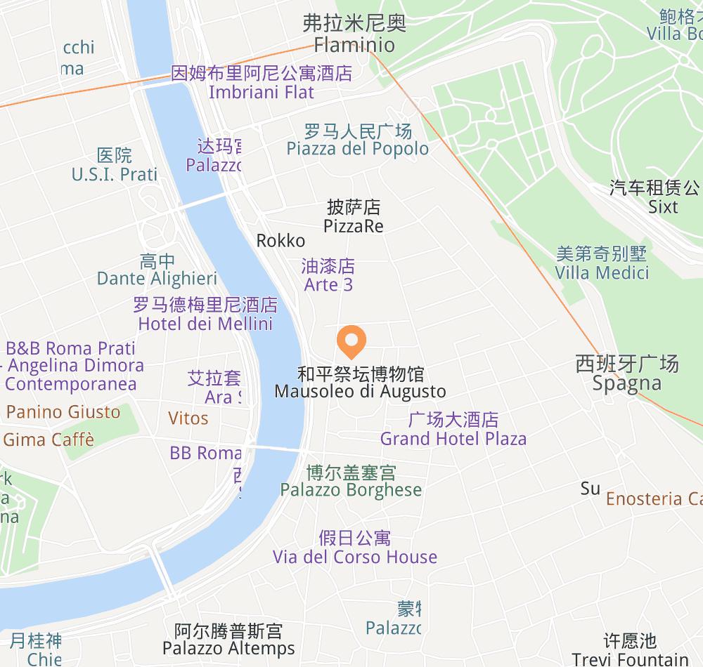 Hotel location map