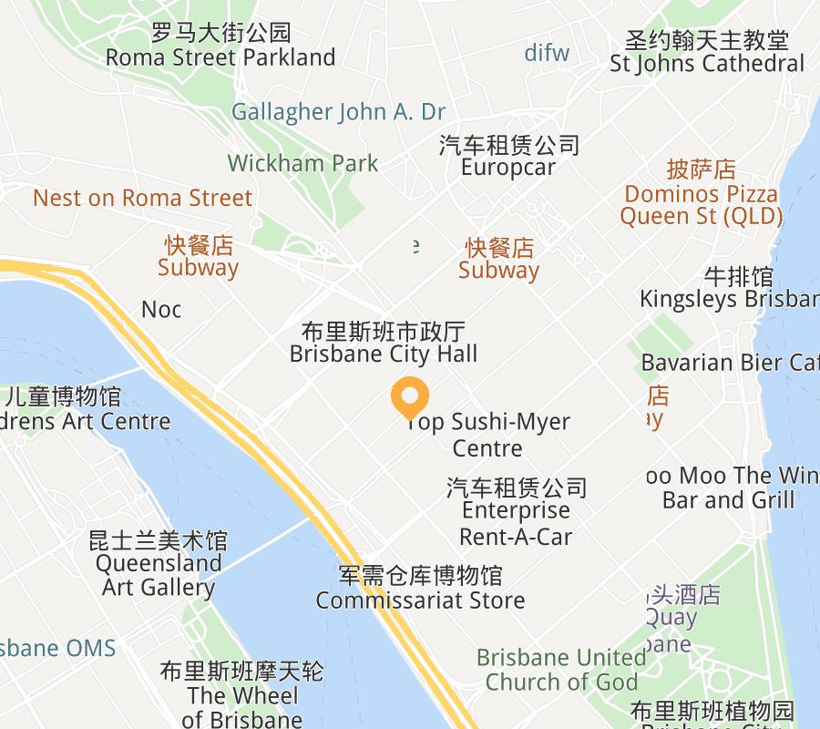 Hotel location map