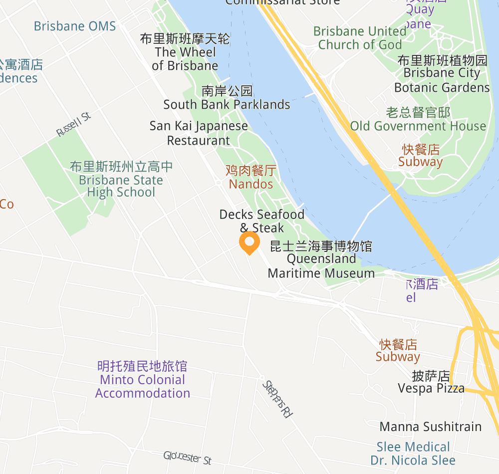 Hotel location map
