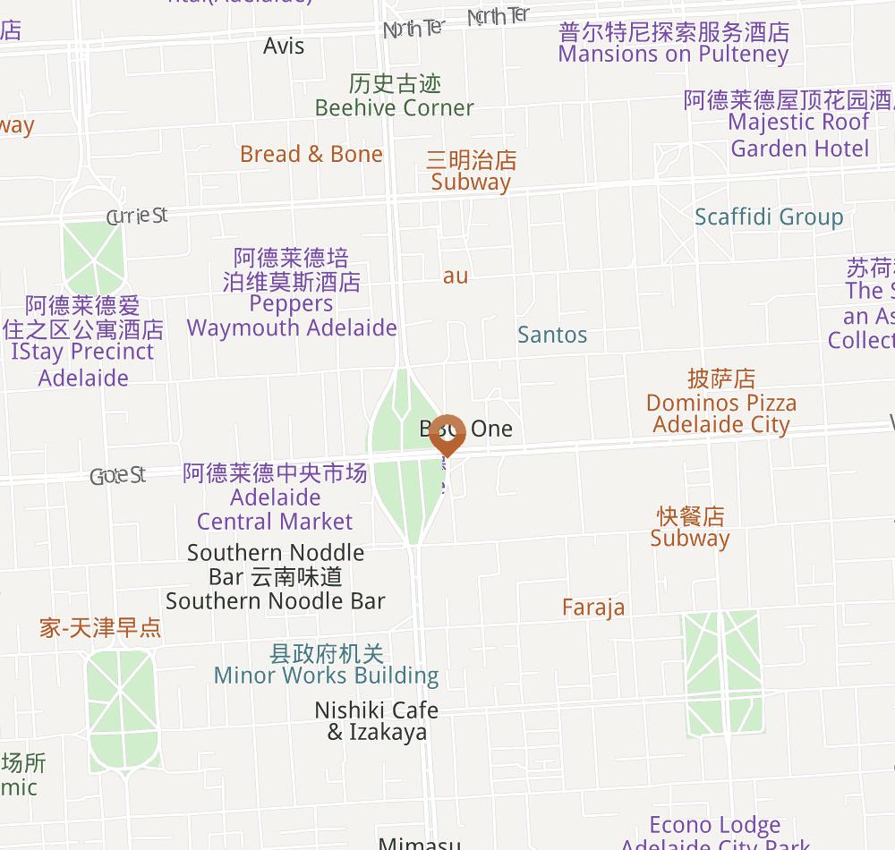 Hotel location map