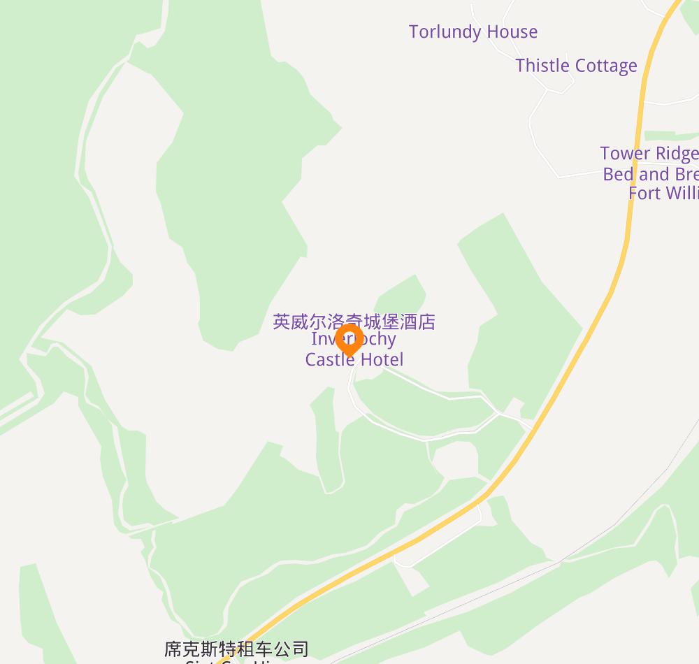 Hotel location map