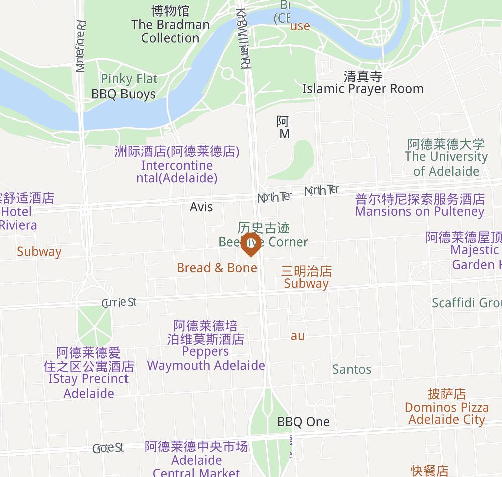 Hotel location map