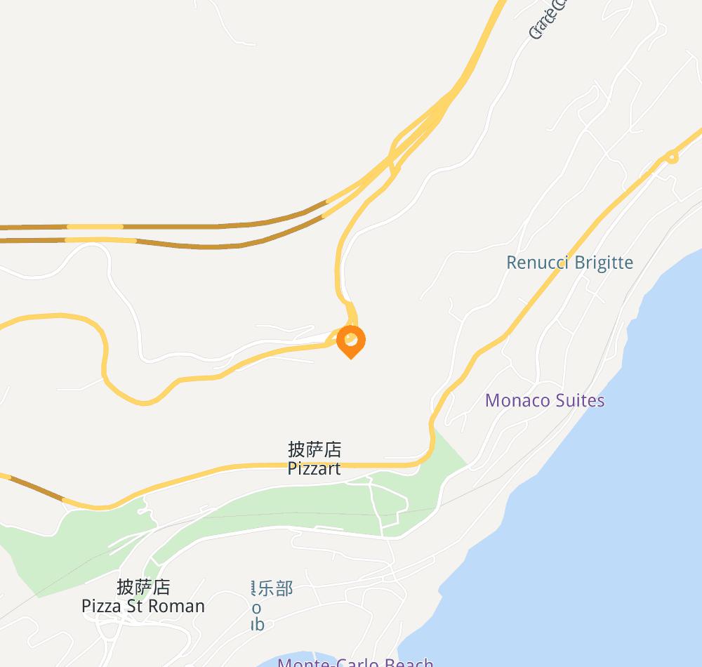 Hotel location map
