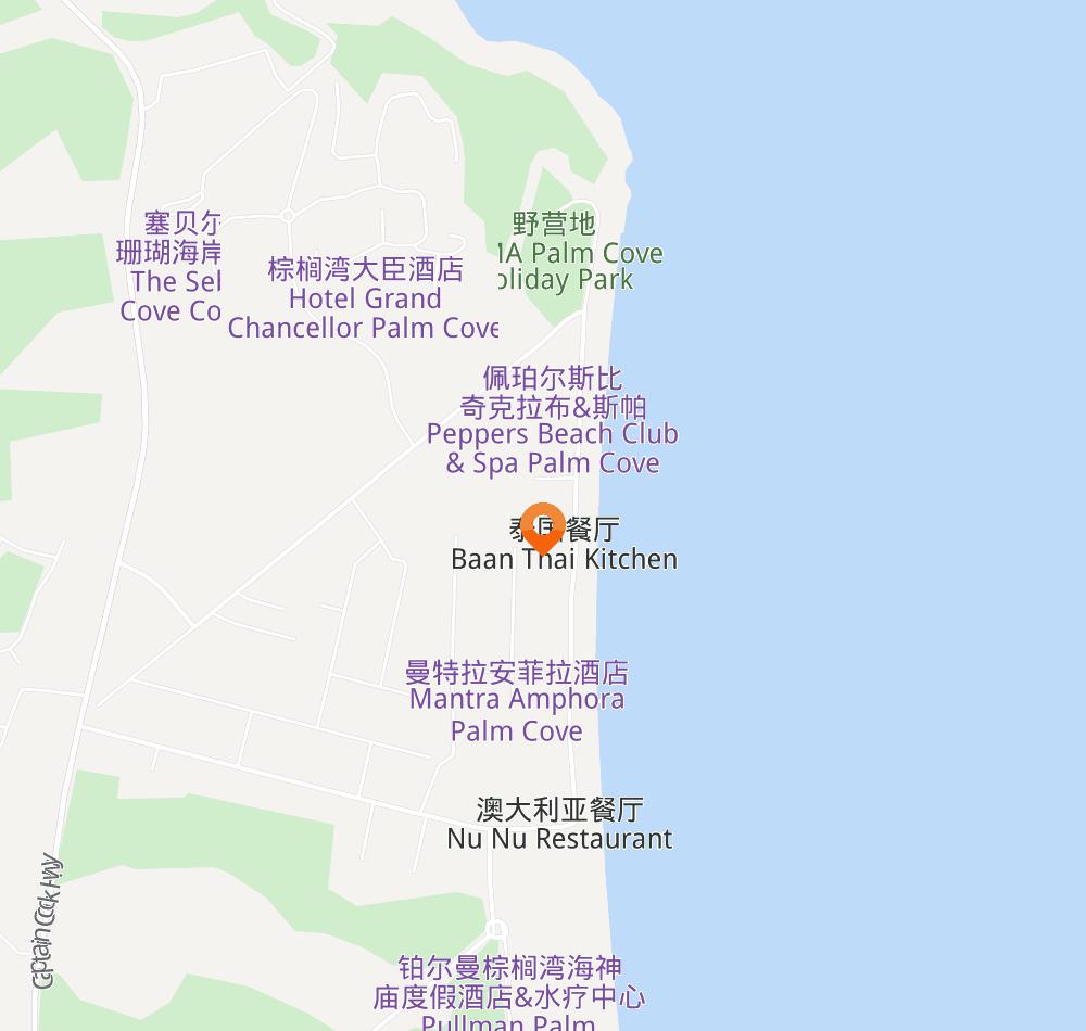 Hotel location map