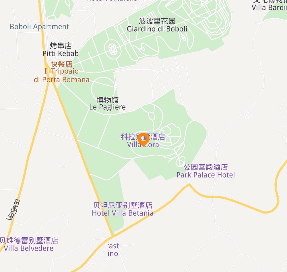 Hotel location map
