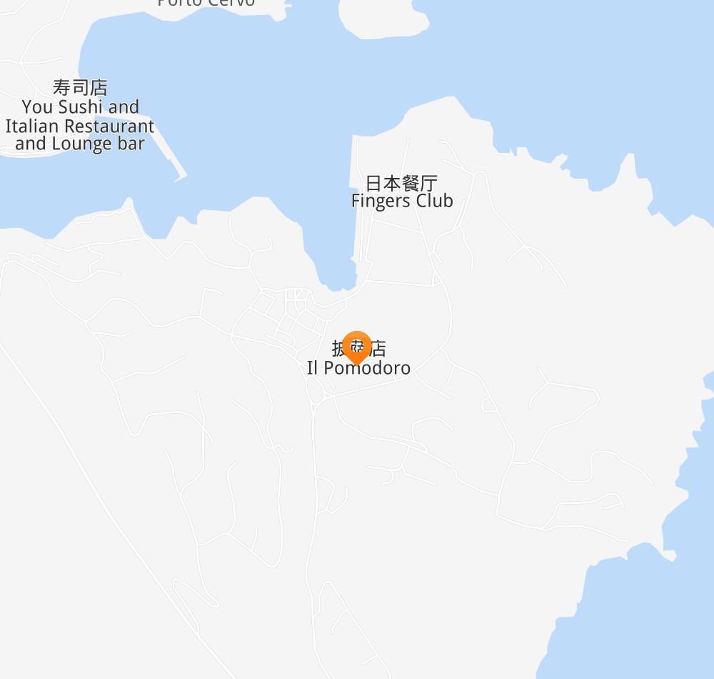 Hotel location map